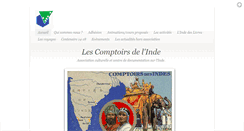 Desktop Screenshot of comptoirsinde.org