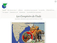 Tablet Screenshot of comptoirsinde.org